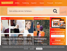 Tablet Screenshot of forskoleforum.se